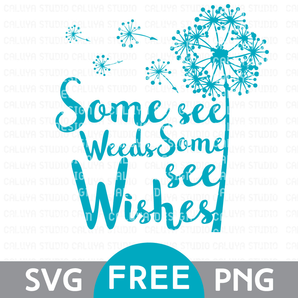 free dandelion SVG.