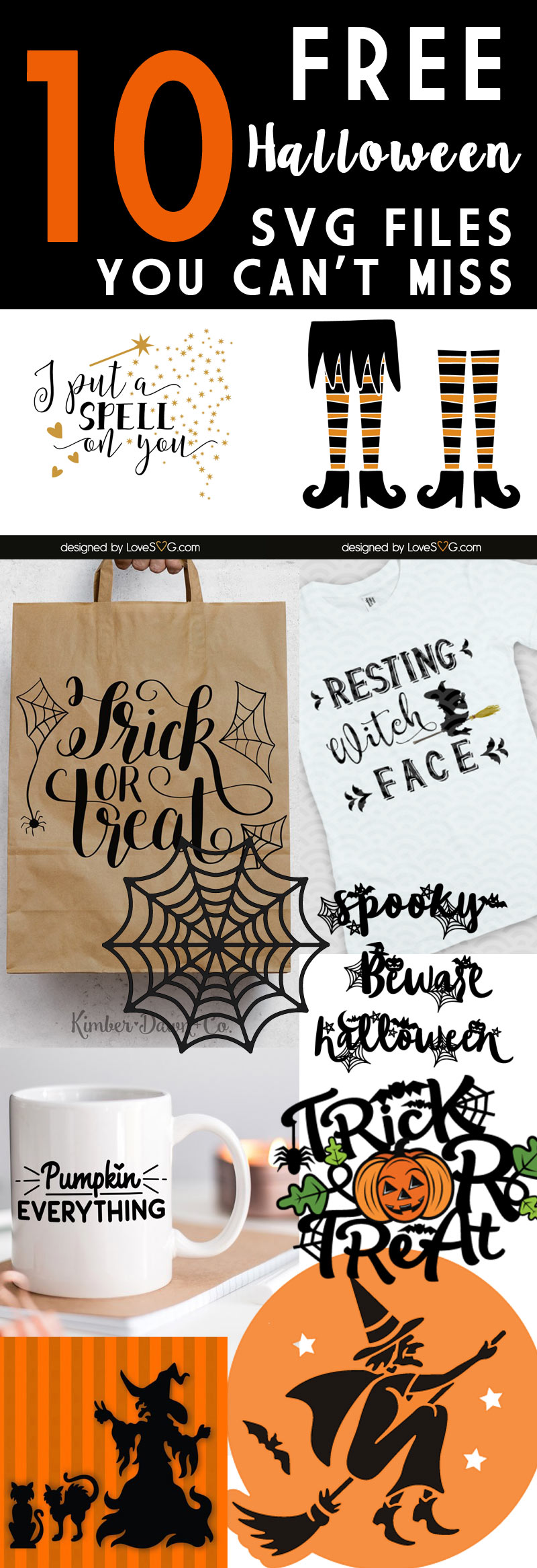10 FREE Halloween SVG Cutting Files You Can’t Miss