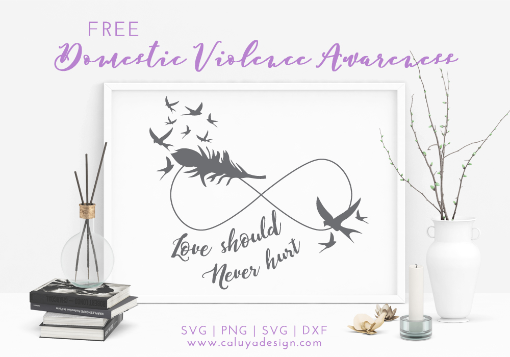 Domestic Violence Awareness Free SVG, PNG, EPS & DXF