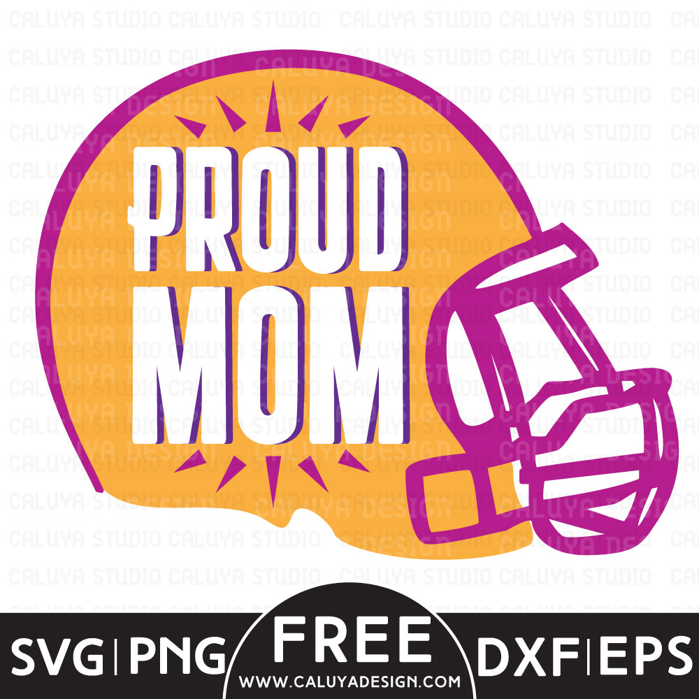 football proud mom free SVG