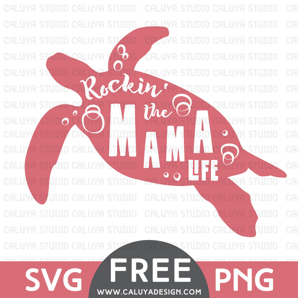 Free Turtle MAMA SVG