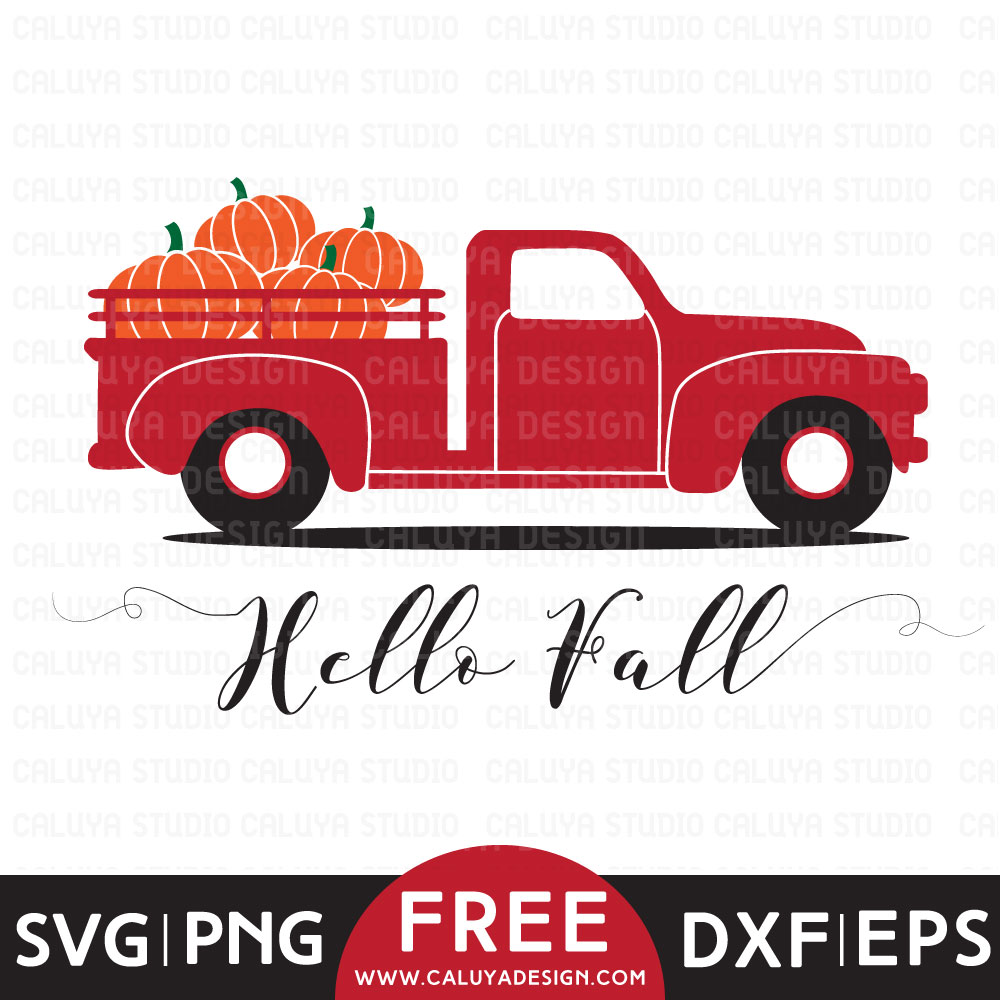 Old Truck Pumpkin Free SVG
