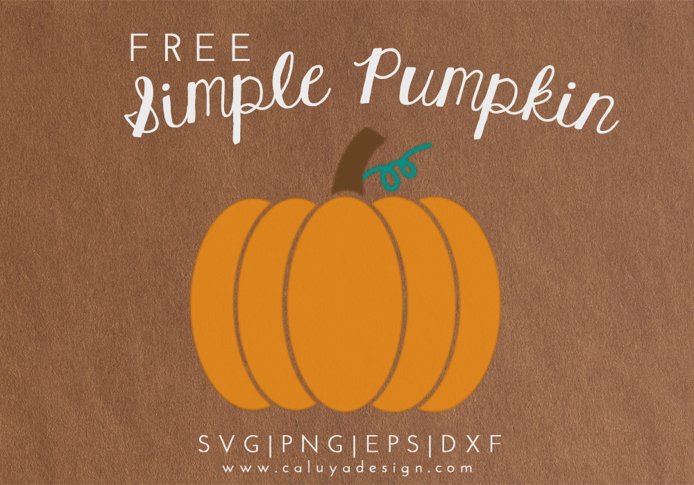 Simple Pumpkin Free SVG, PNG, EPS & DXF Download