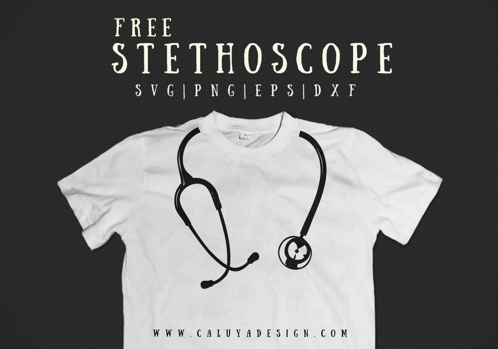 Stethoscope Free SVG, PNG, DXF, EPS Download