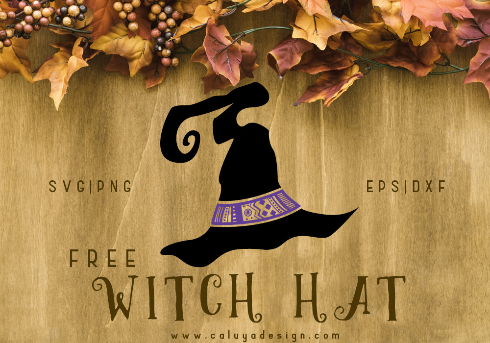 Witch Hat Free SVG, PNG, DXF & EPS Download