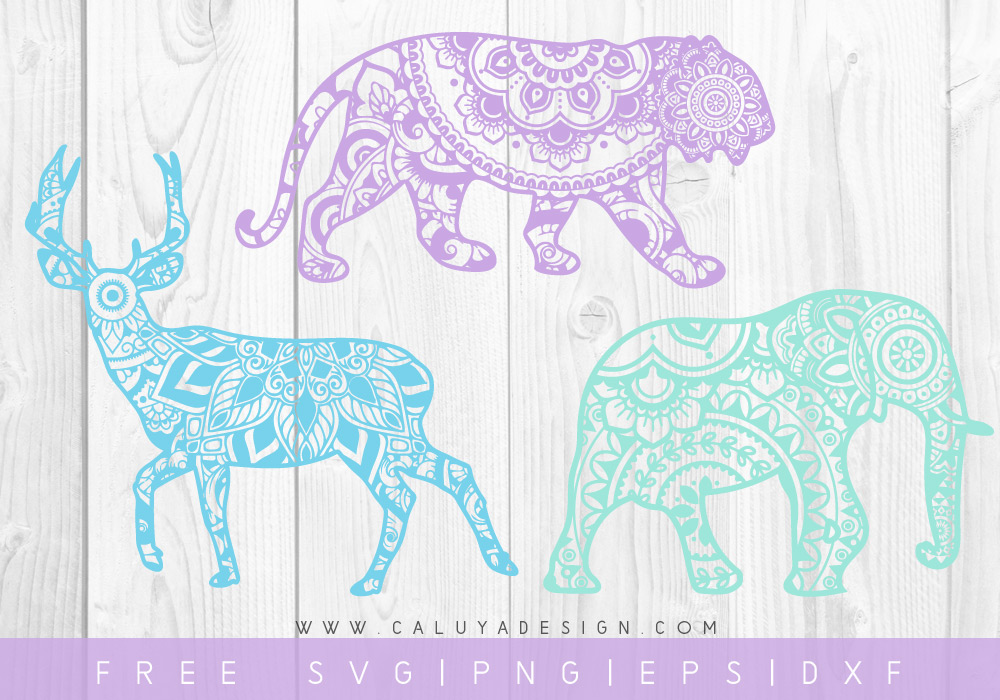 Download Free Mandala Animal Svg Png Dxf Eps Cut File Download