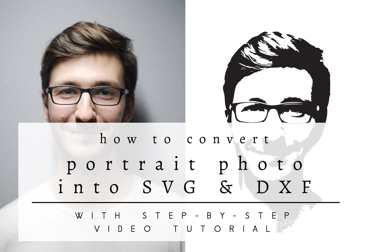 how to convert a portrait photo into SVG