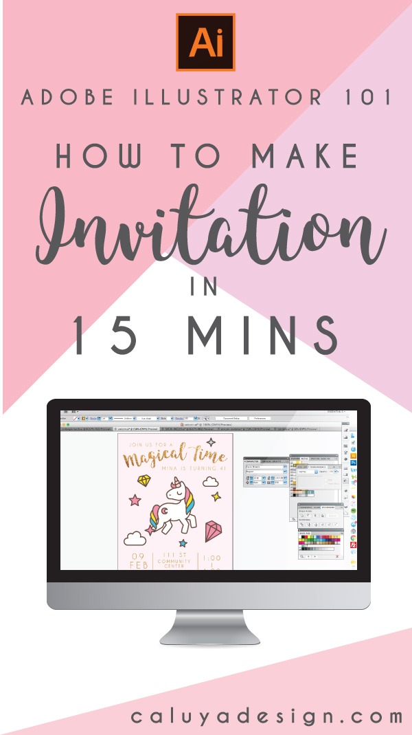 How to Make Invitation in 15 Minutes
