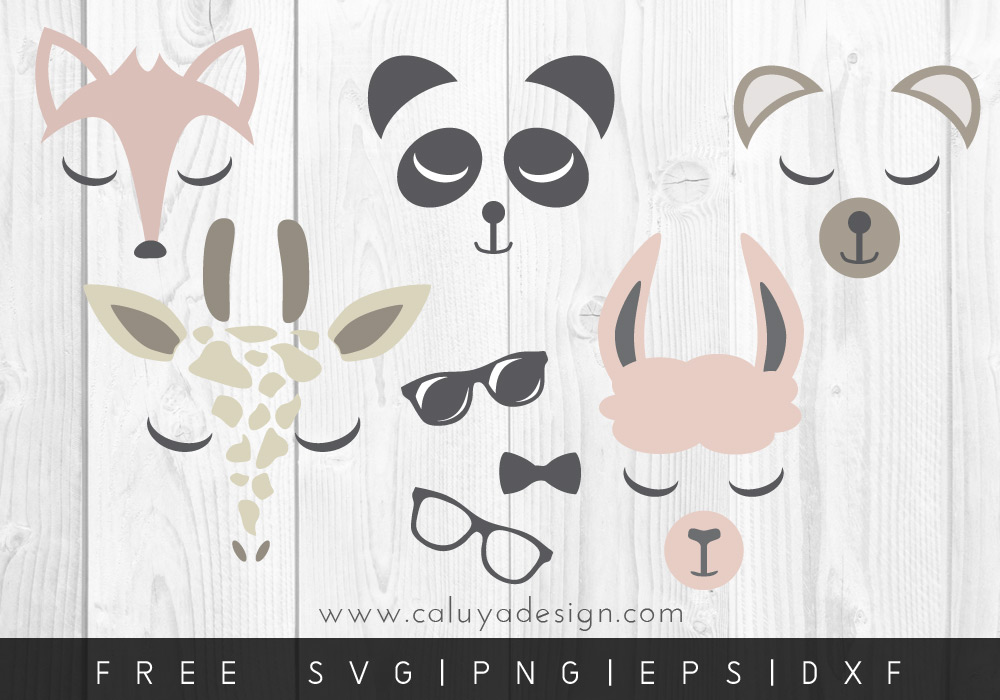 Free animal face for boys SVG