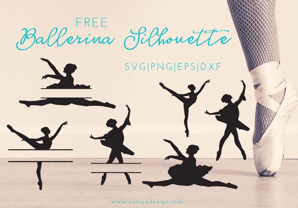 Ballerina Monogram Free SVG