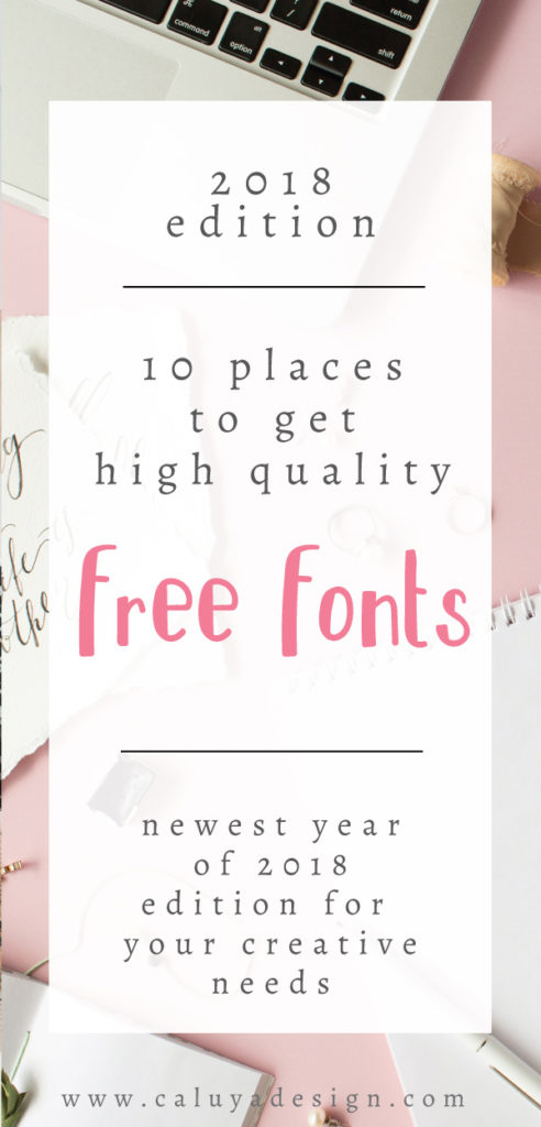 10 places to get free high quality fonts