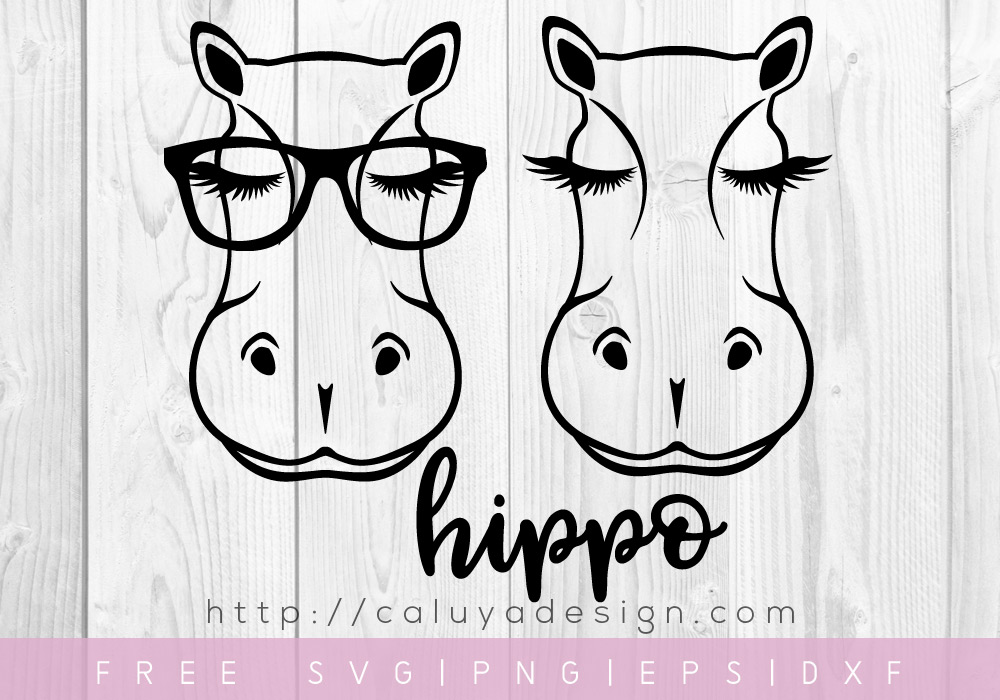 FREE Hippo SVG, DXF, PNG & EPS