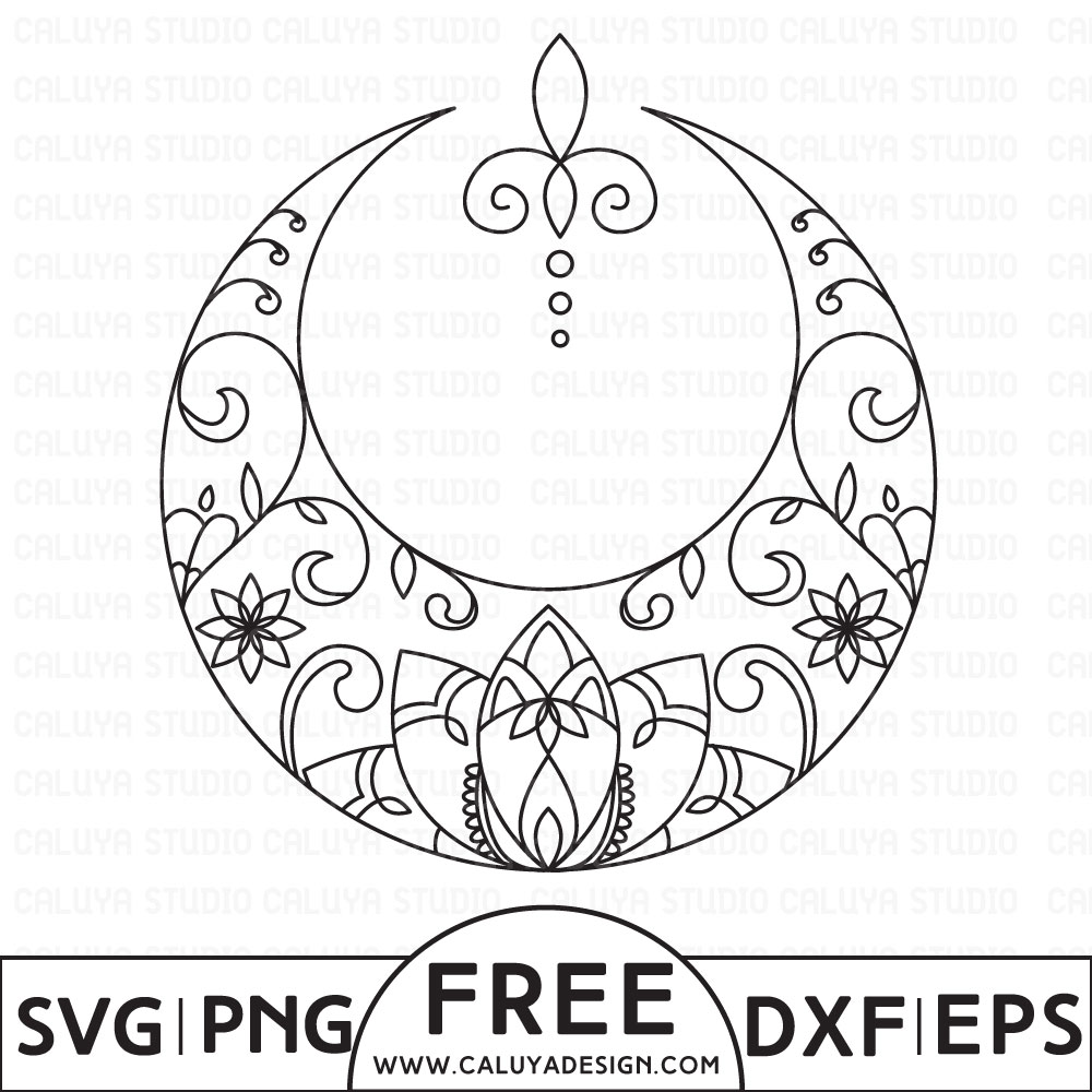 Monn Tattoo Free SVG