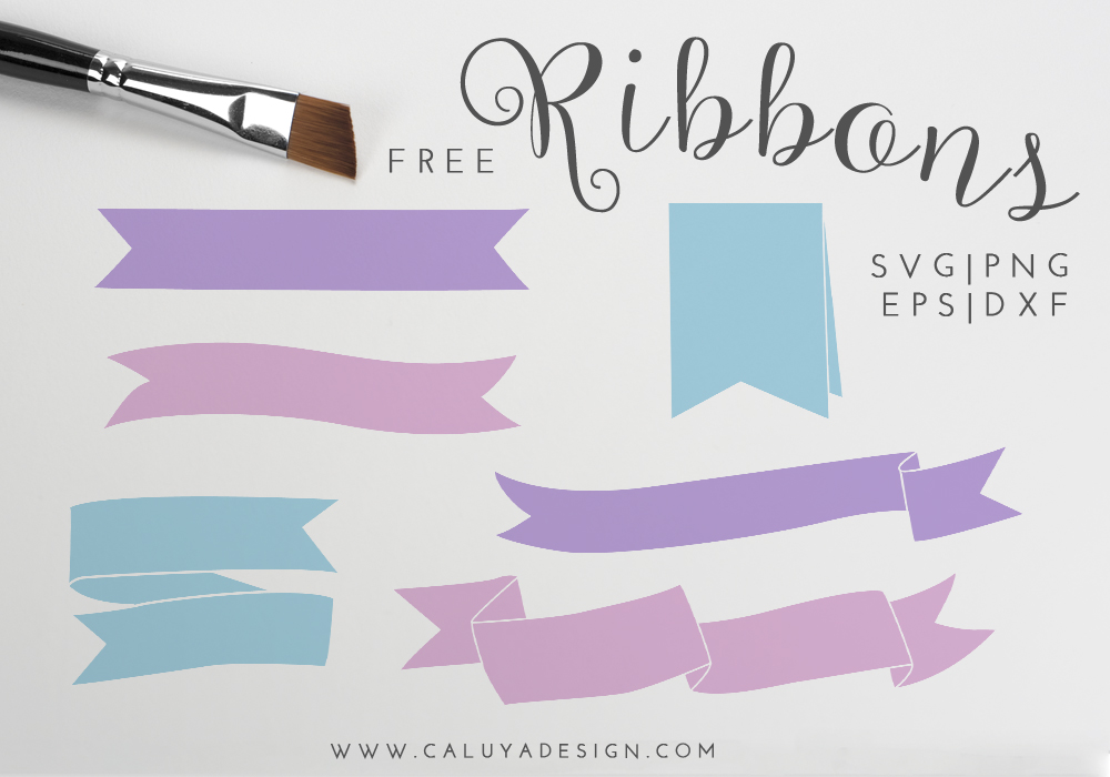 Ribbon Bundle Free SVG