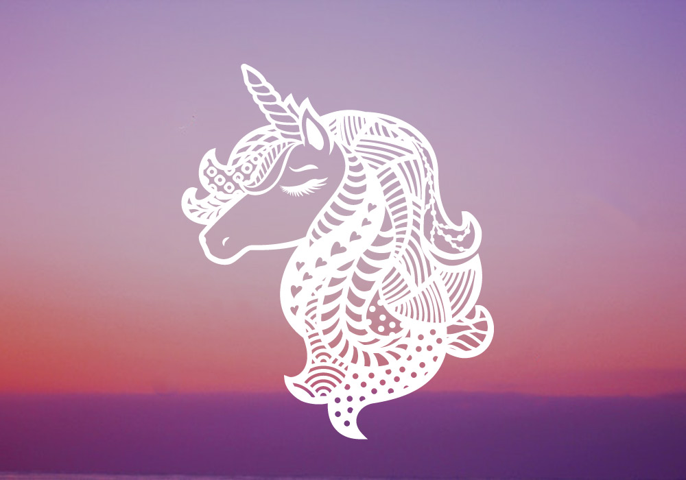 Free Unicorn Mandala Svg Dxf Png Eps By Caluya Design