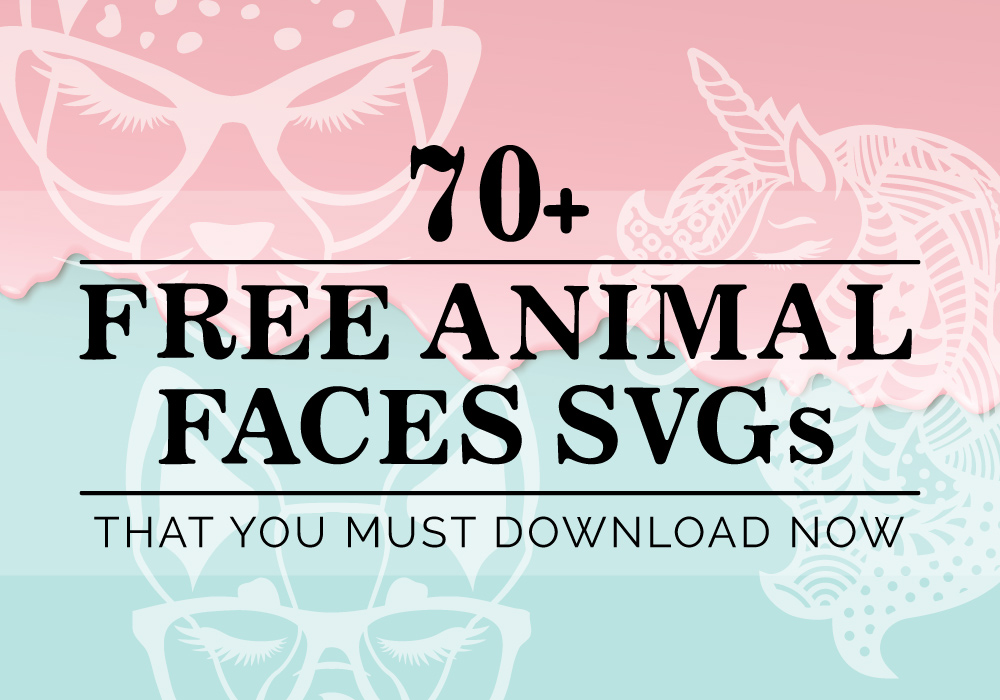 70+ Free Animal Faces SVG