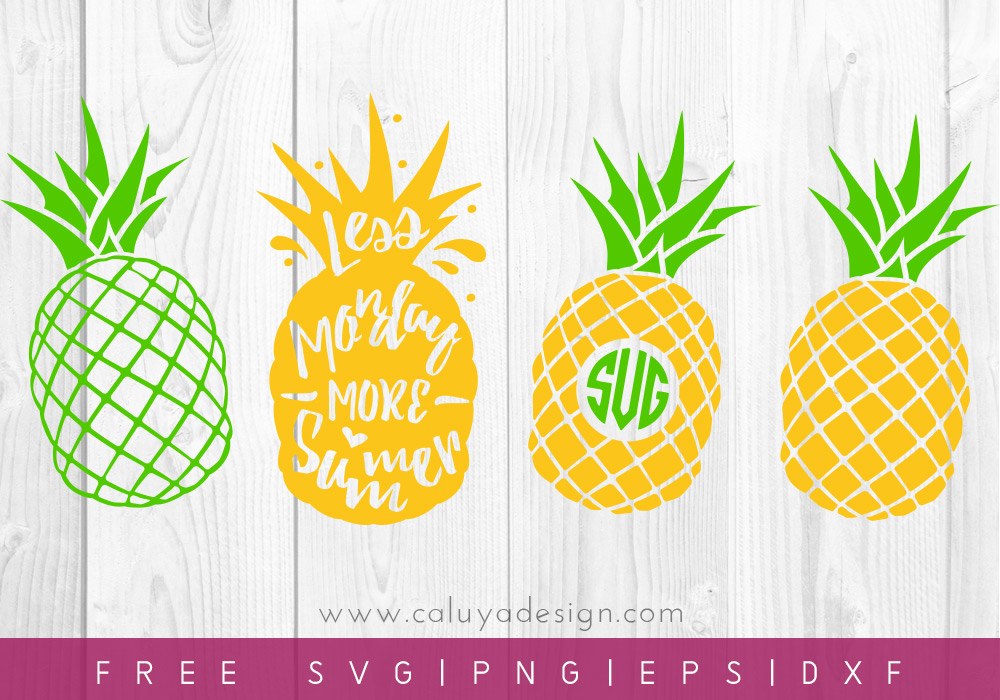 Download Free Pineapple SVG, PNG, EPS & DXF by Caluya Design