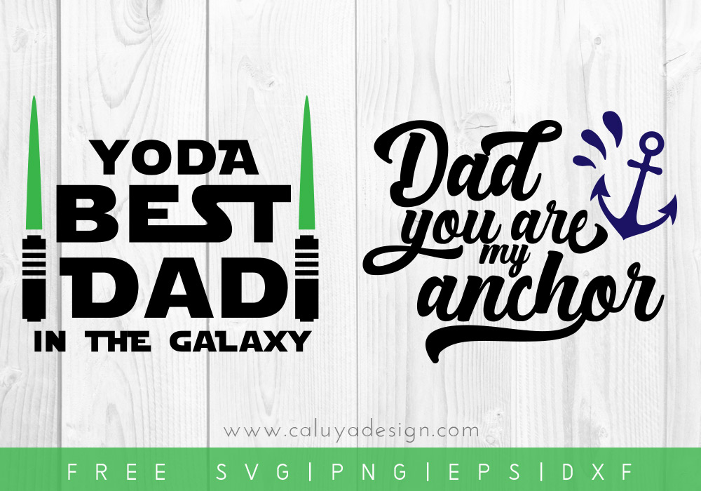 Free Yoda Best Dad SVG, PNG, EPS & DXF