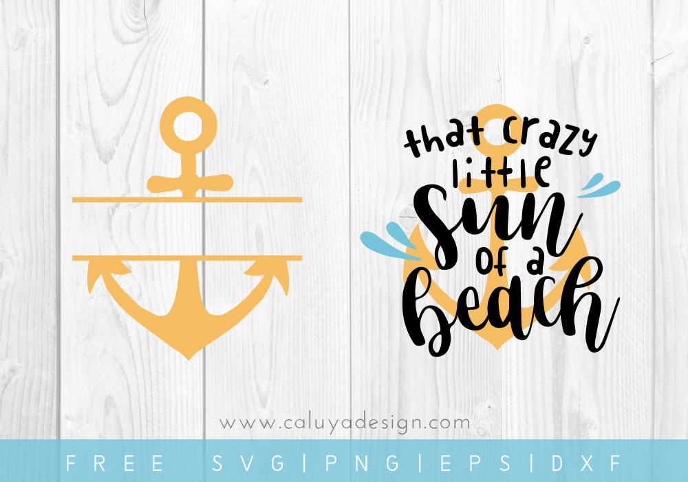 Free Anchor Monogram SVG