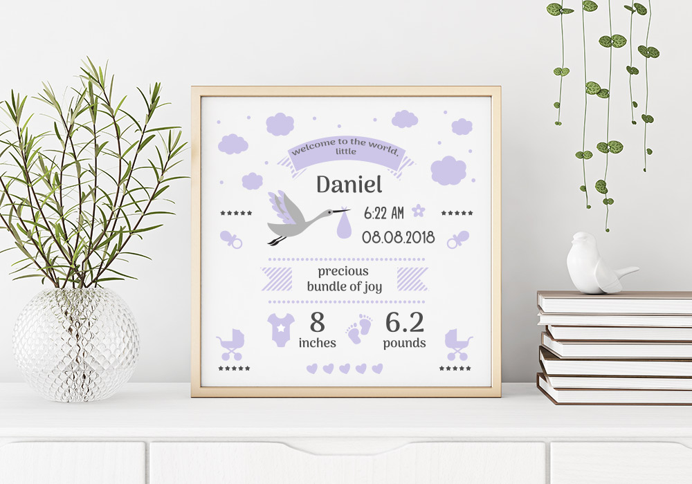 Download Free Birth Stats Board Svg Png Eps Dxf By Caluya Design
