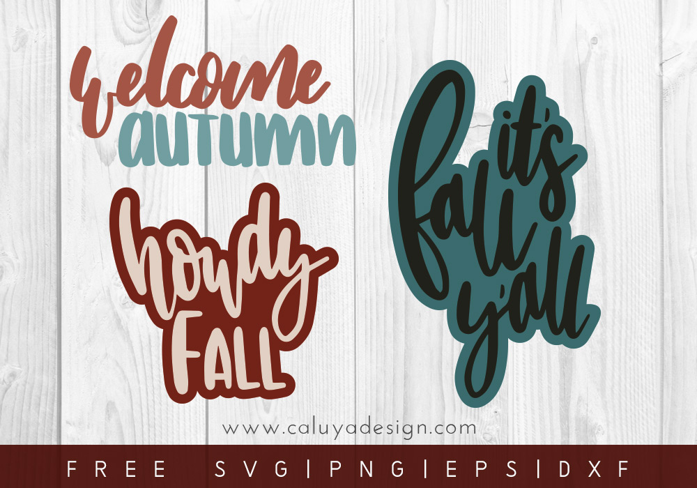 Free Welcome Fall SVG, PNG, ESP & DXF