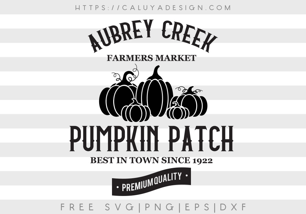Free Pumpkin Patch Sign SVG, PNG, EPS & DXF