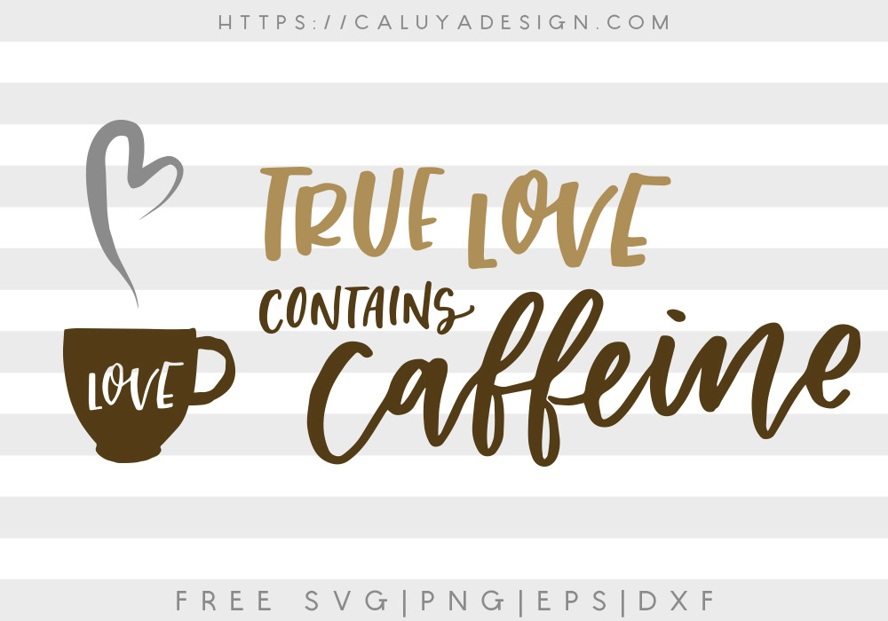 Free Coffee Love Svg Png Eps Dxf By Caluya Design