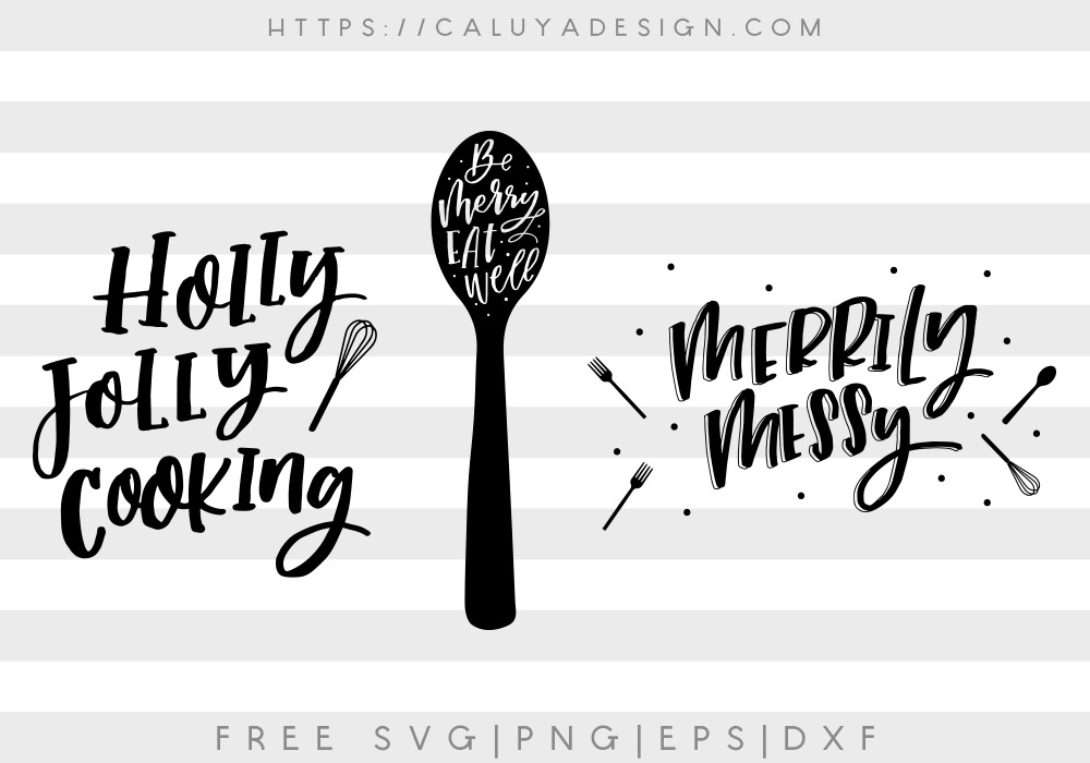 Free Merry Kitchen SVG, PNG, EPS & DXF