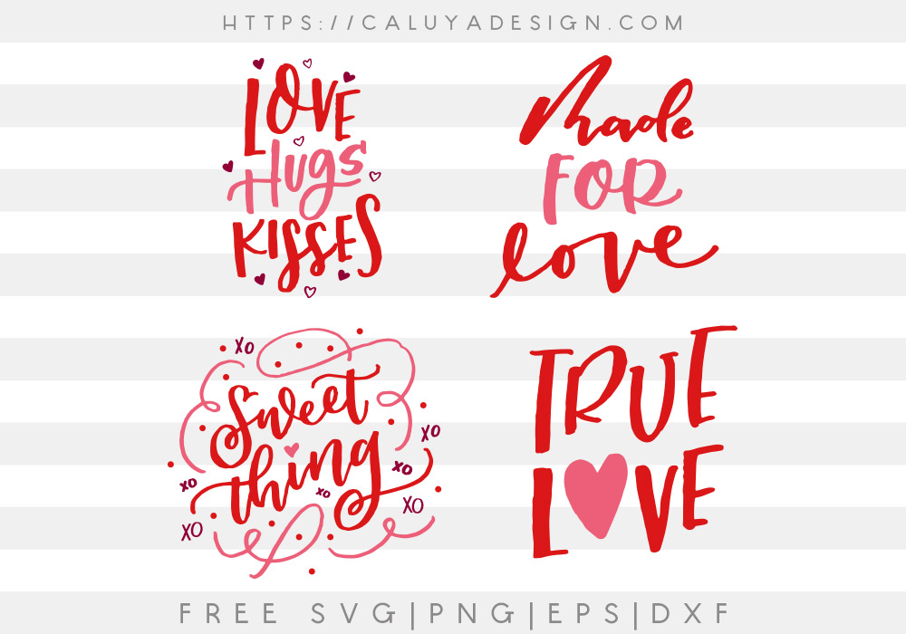Free Valentine’s Day Bundle SVG, PNG, EPS & DXF