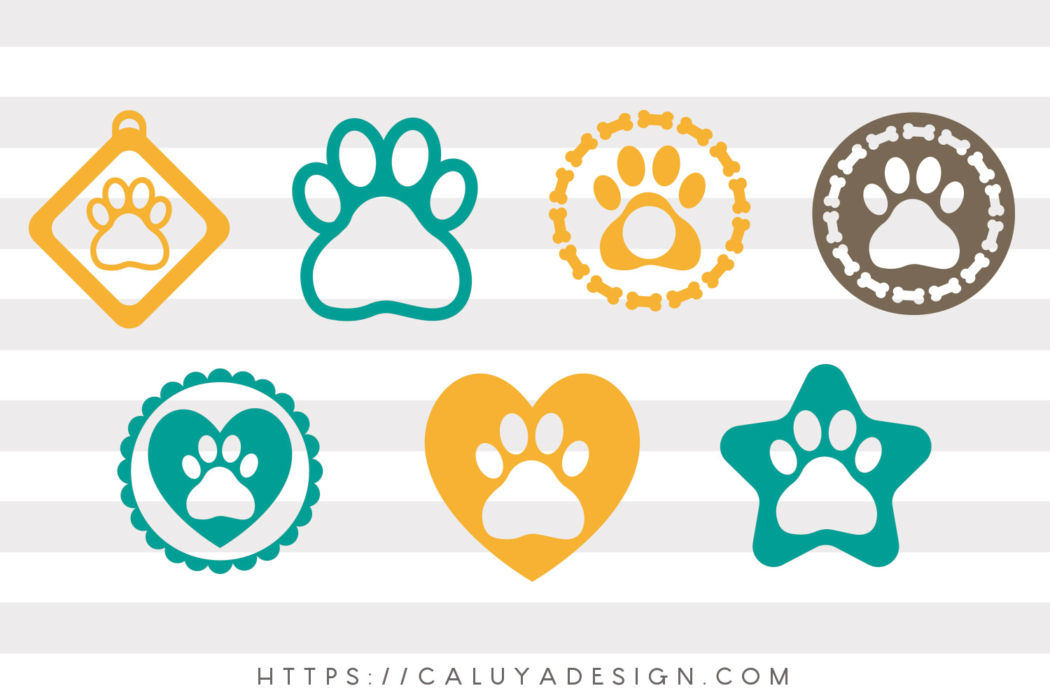Free Dog Paw SVG, PNG, EPS & DXF