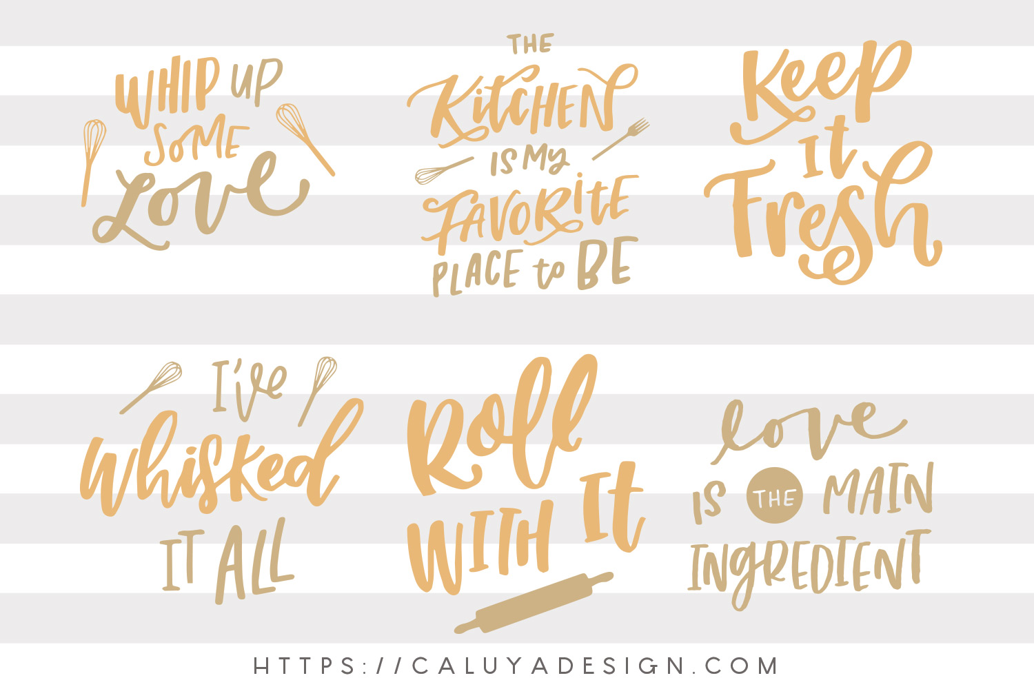 Free Kitchen Quote Bundle Svg Png Eps Dxf By Caluya Design