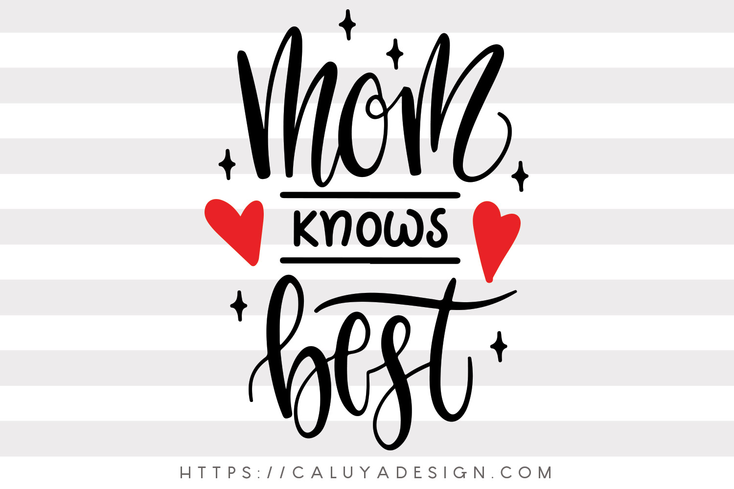 Free Mom Knows Best SVG, PNG, EPS & DXF