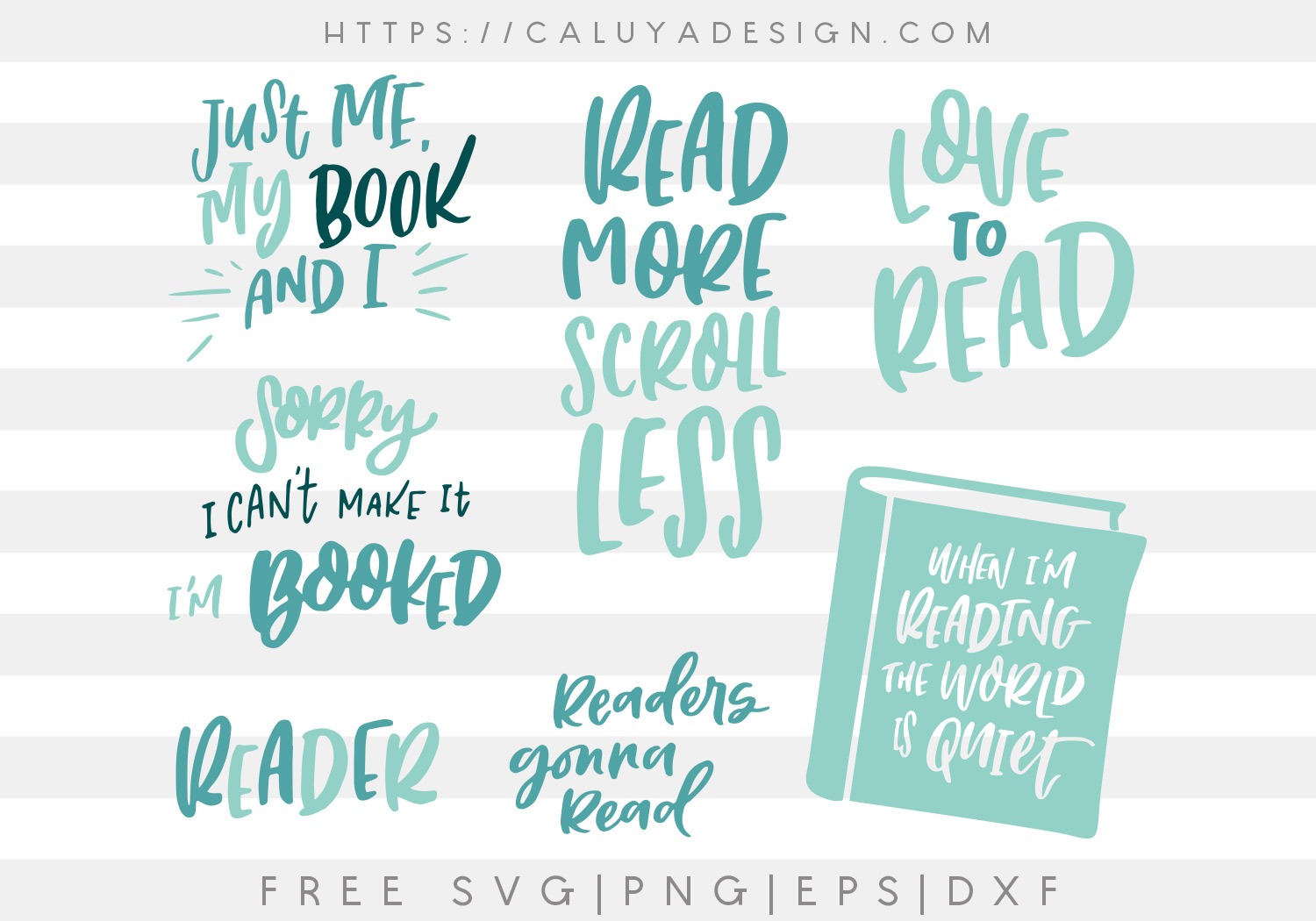 Download Free Book Quote Svg Png Eps Dxf By Caluya Design