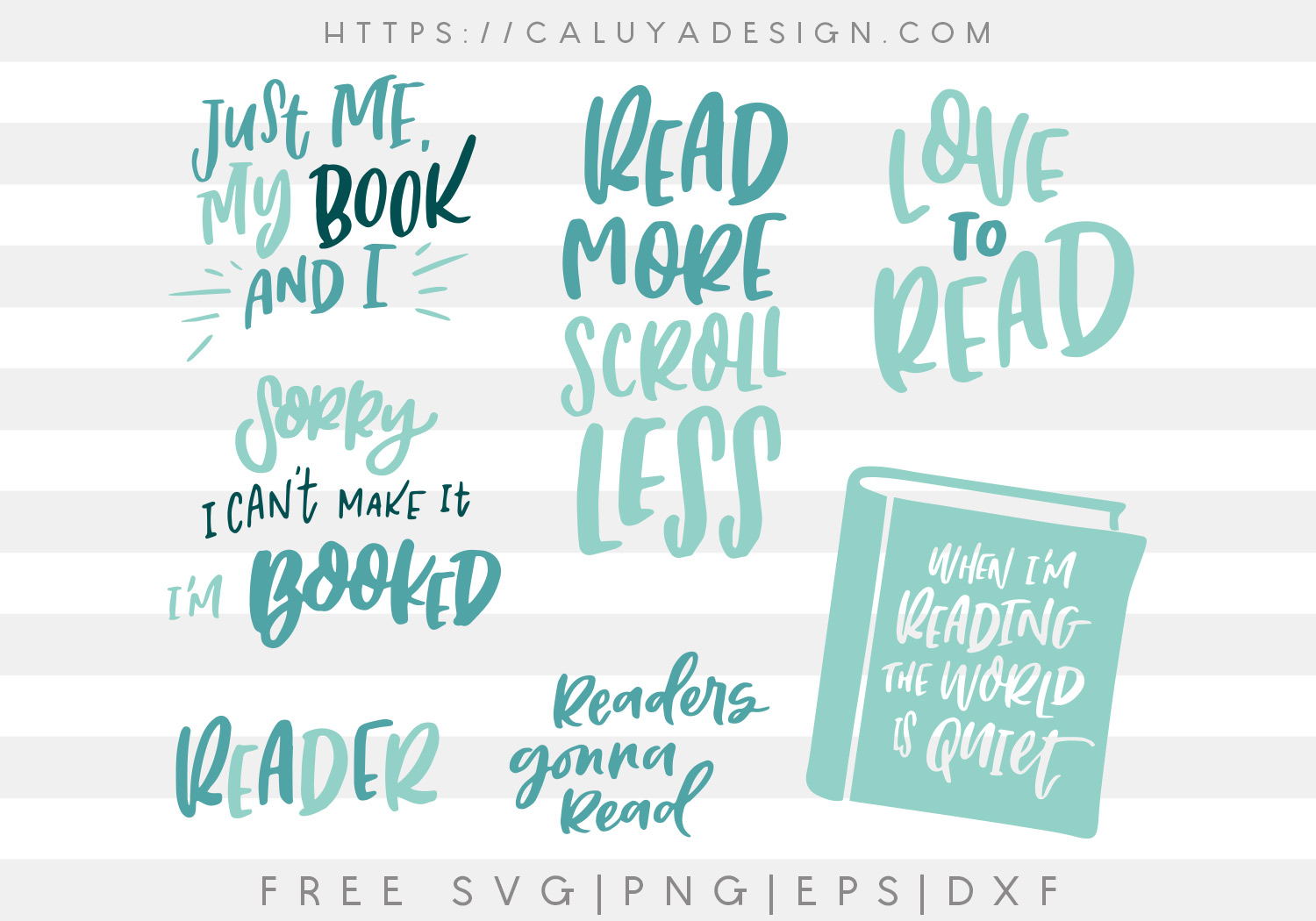 Free Book Quote Svg Png Eps Dxf By Caluya Design