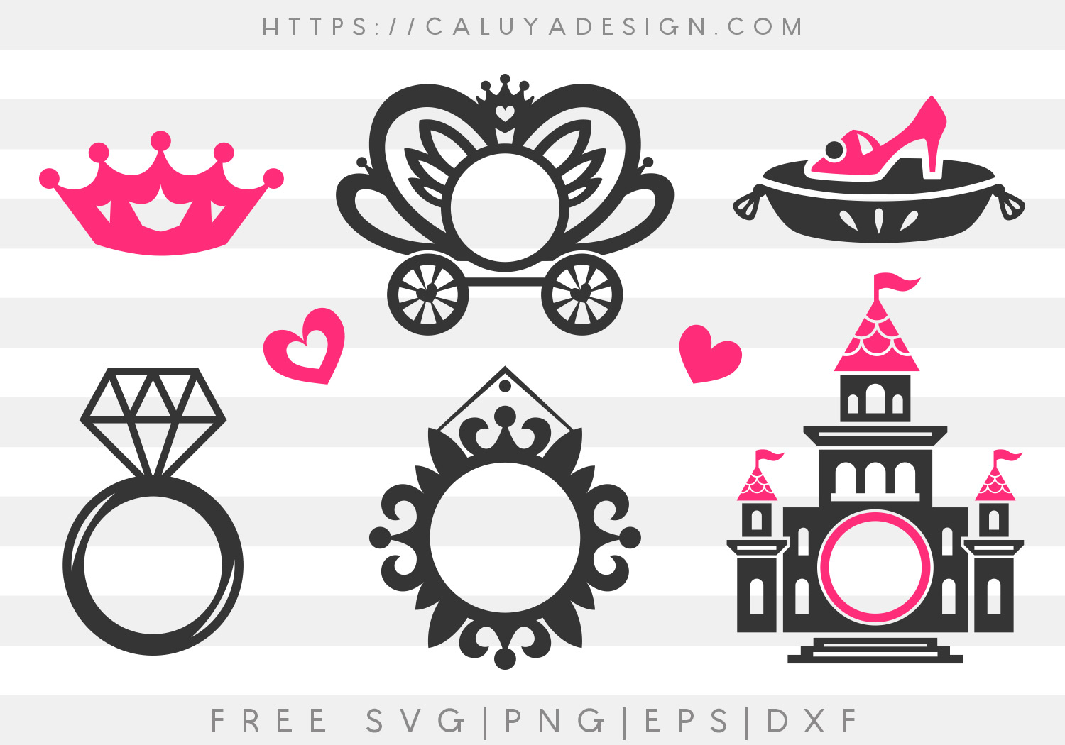 Free Princess Elements SVG, PNG, EPS & DXF