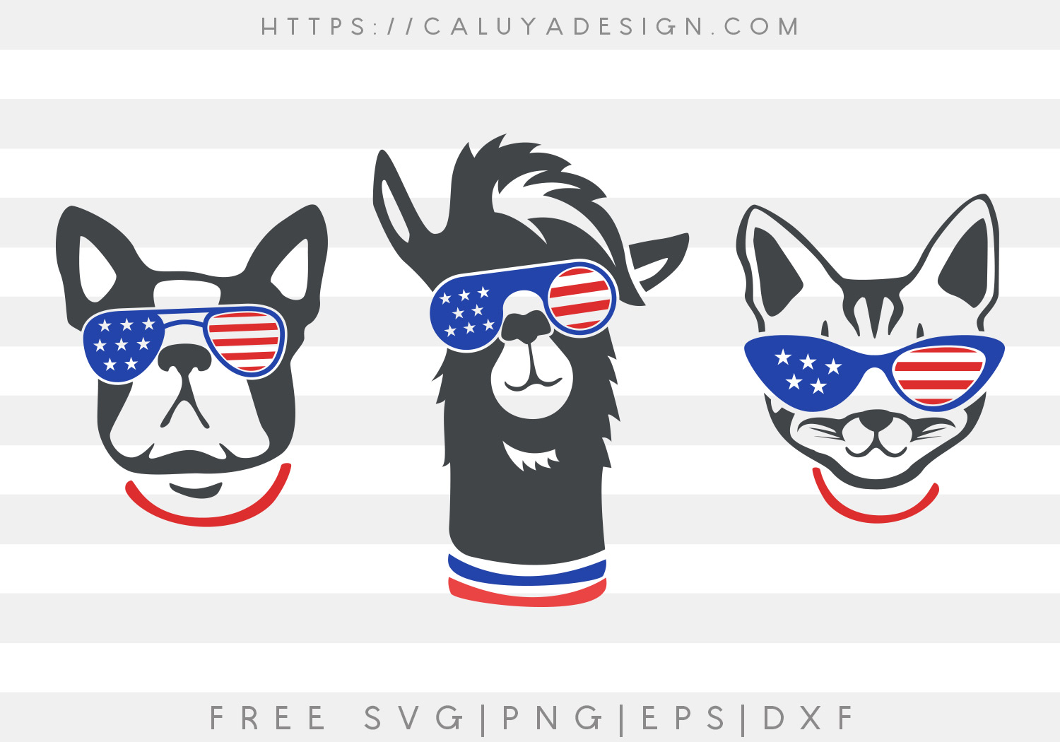 Free American Animals SVG, PNG, EPS & DXF