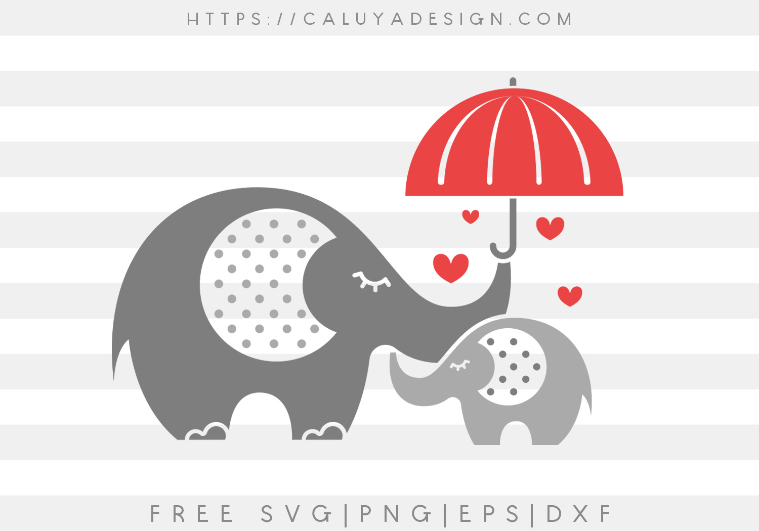 Free Mom And Me Elephant Svg Png Eps Dxf By Caluya Design