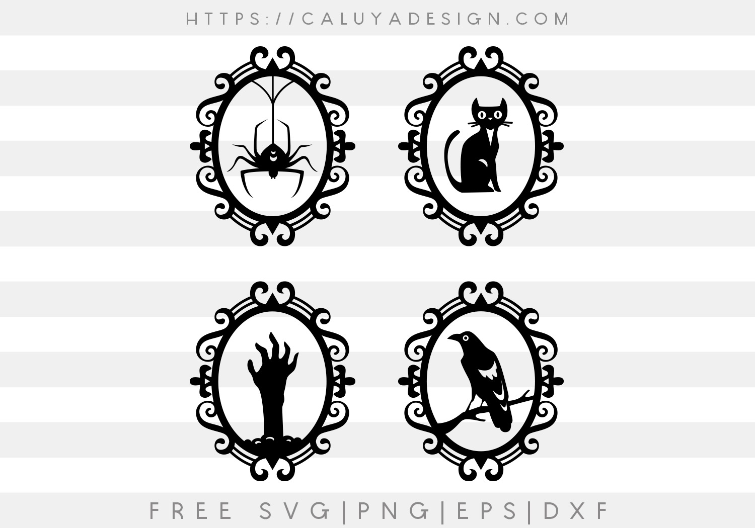 Free Spooky Frame SVG, PNG, EPS & DXF