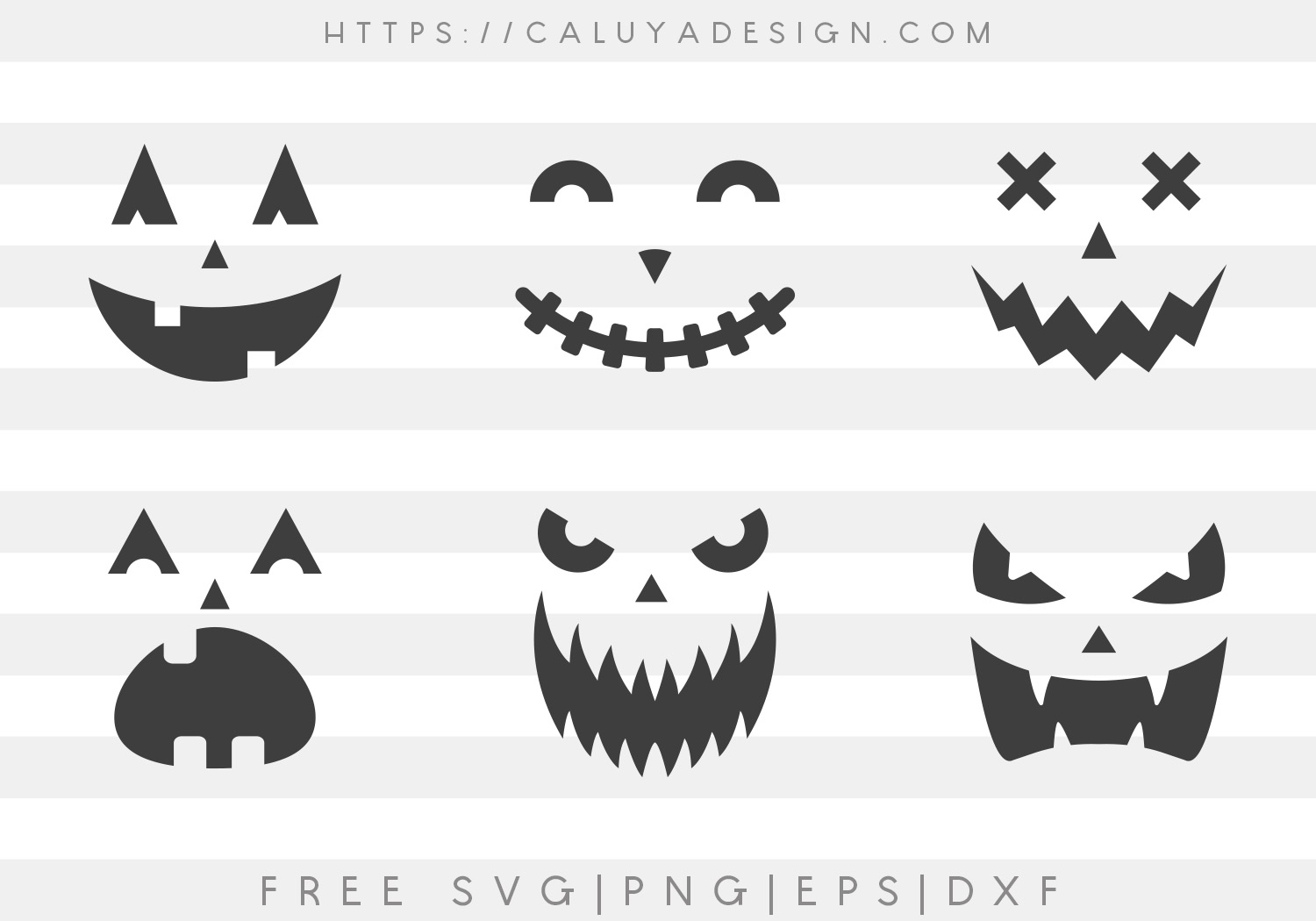 Free Pumpkin Faces SVG, PNG, EPS & DXF