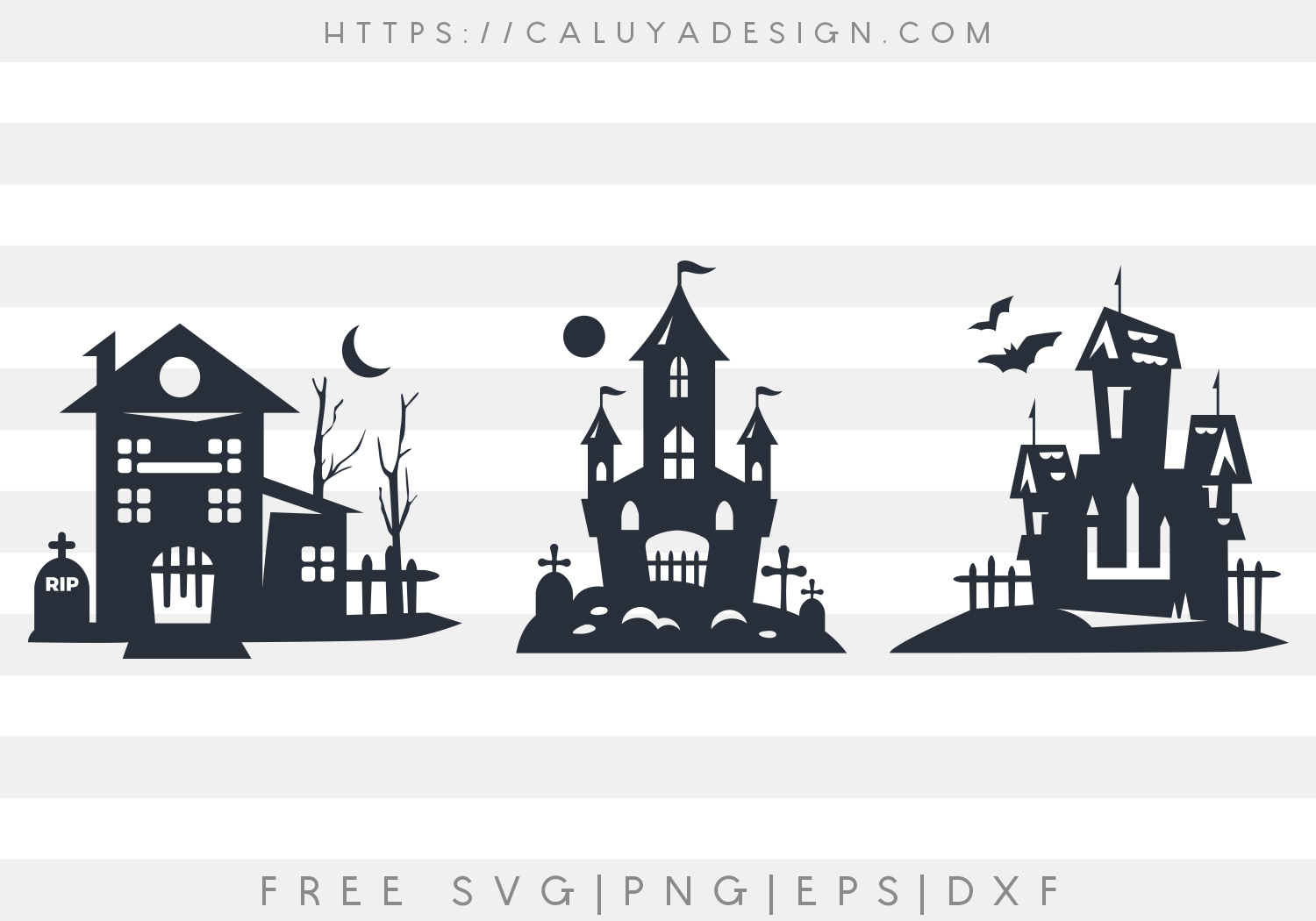 Download Free Haunted House Svg Png Eps Dxf By Caluya Design