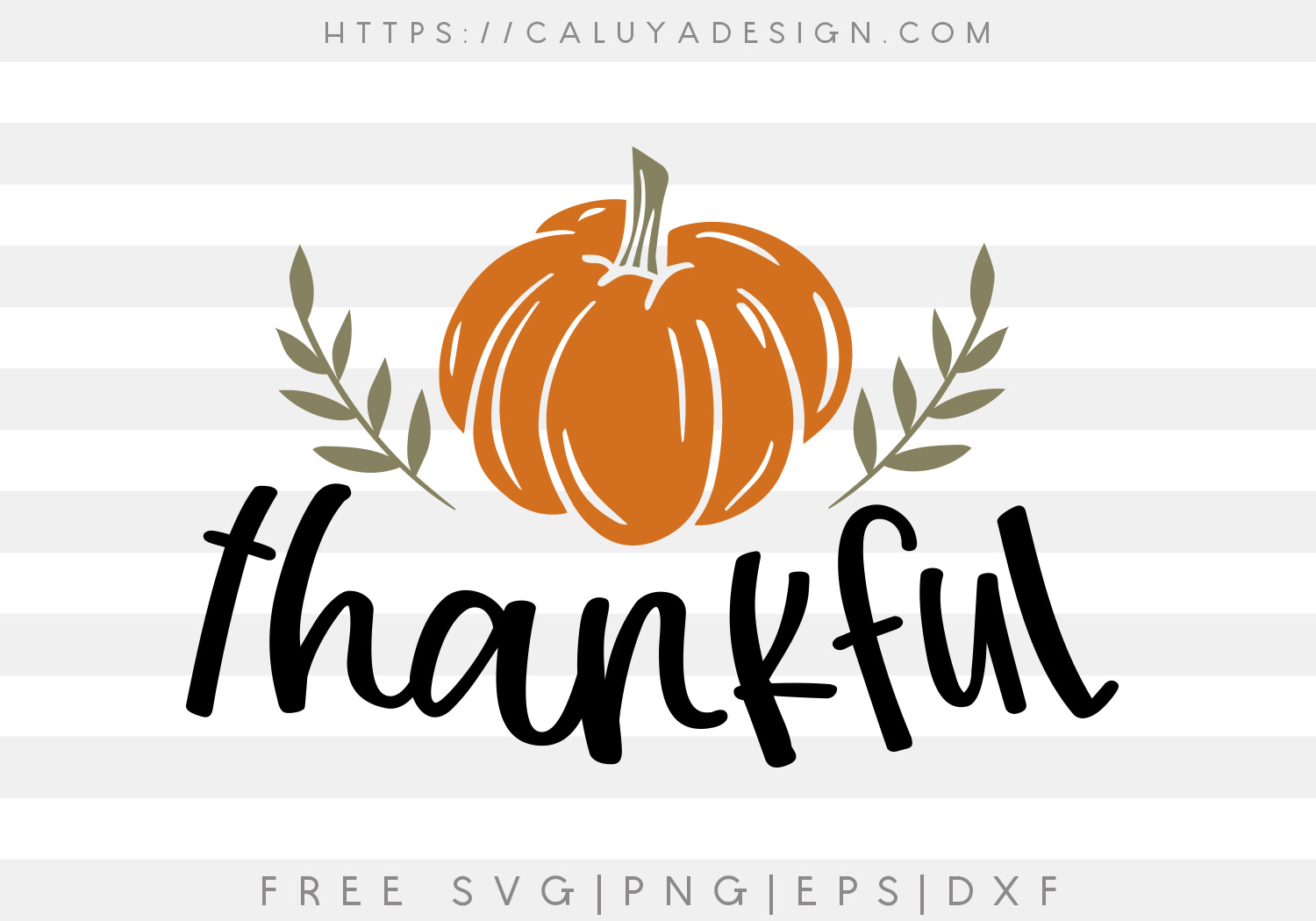 Free Thankful SVG, PNG, EPS & DXF