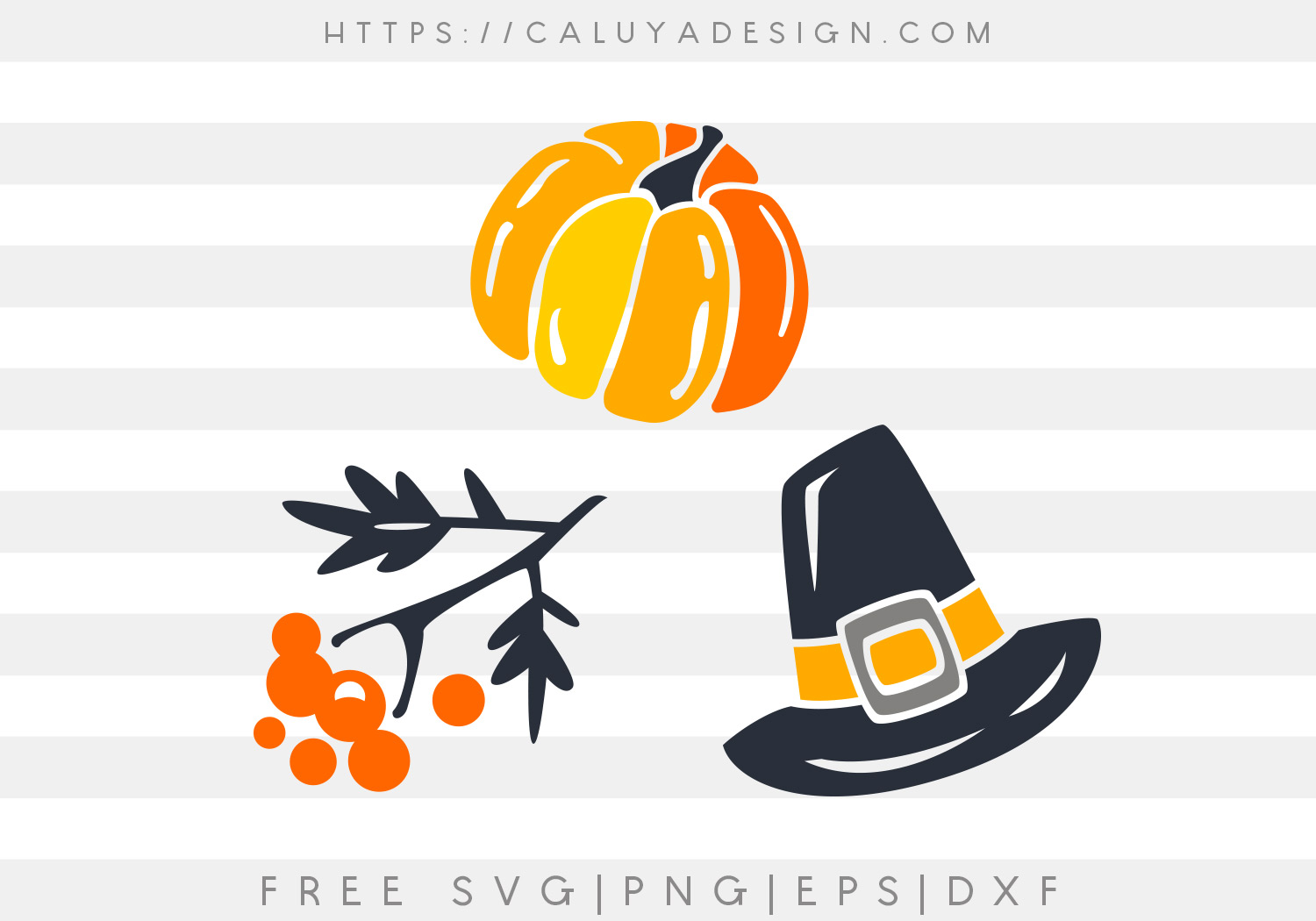 Free Halloween Pumpkin Elements SVG, PNG, EPS & DXF