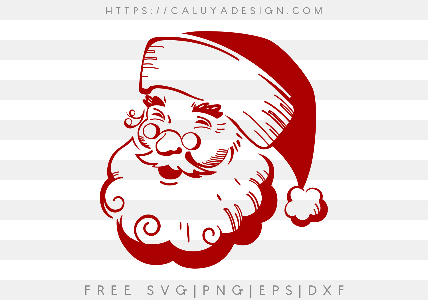 Free Vintage Santa SVG, PNG, EPS & DXF