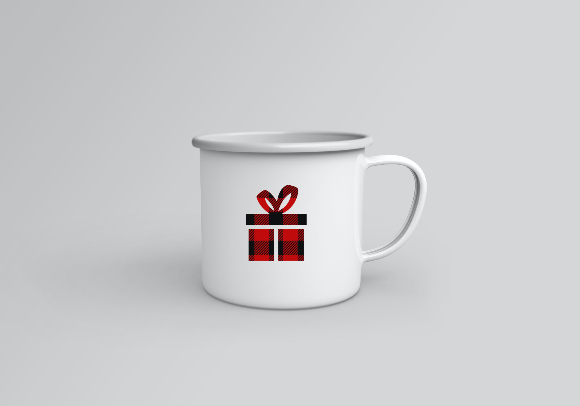 Free Plaid Christmas Elements SVG Cut File