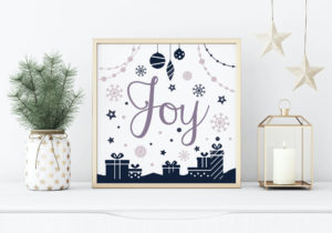 Free Christmas Joy SVG Cut File