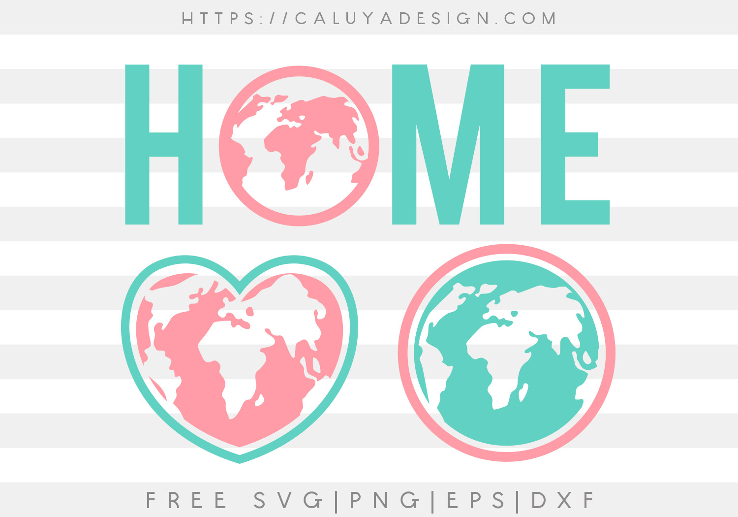 Free Home Earth SVG, PNG, EPS & DXF