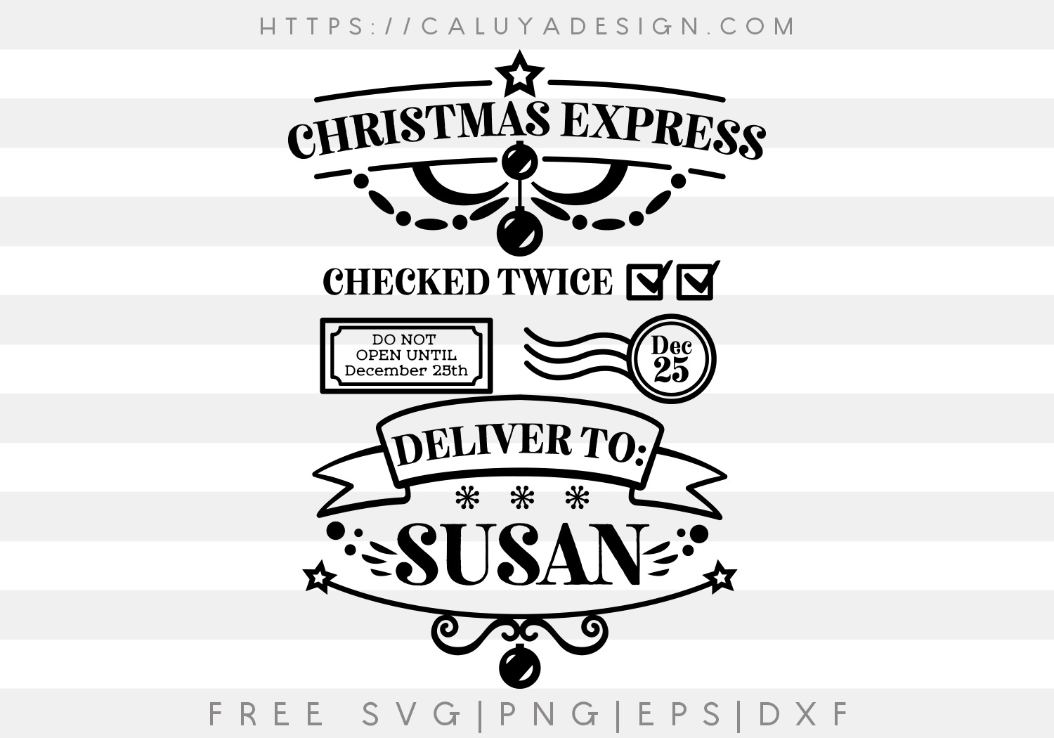 Download Free Santa Bag Ii Svg Png Eps Dxf By Caluya Design