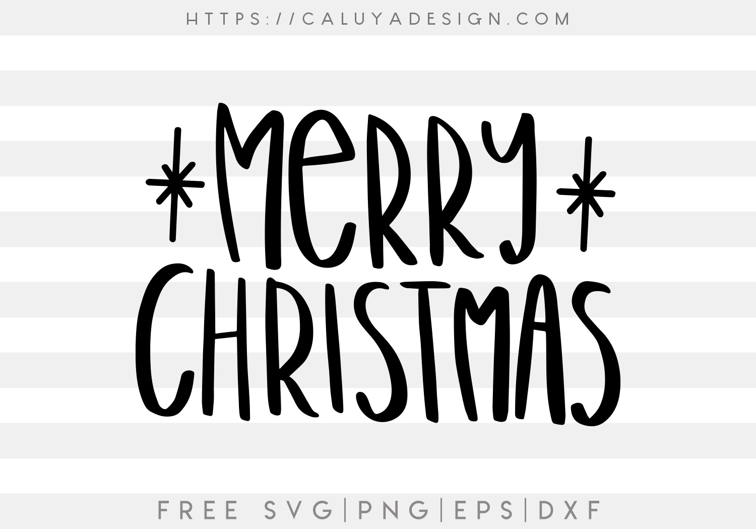 Free Handwritten Merry Christmas Svg Png Eps Dxf