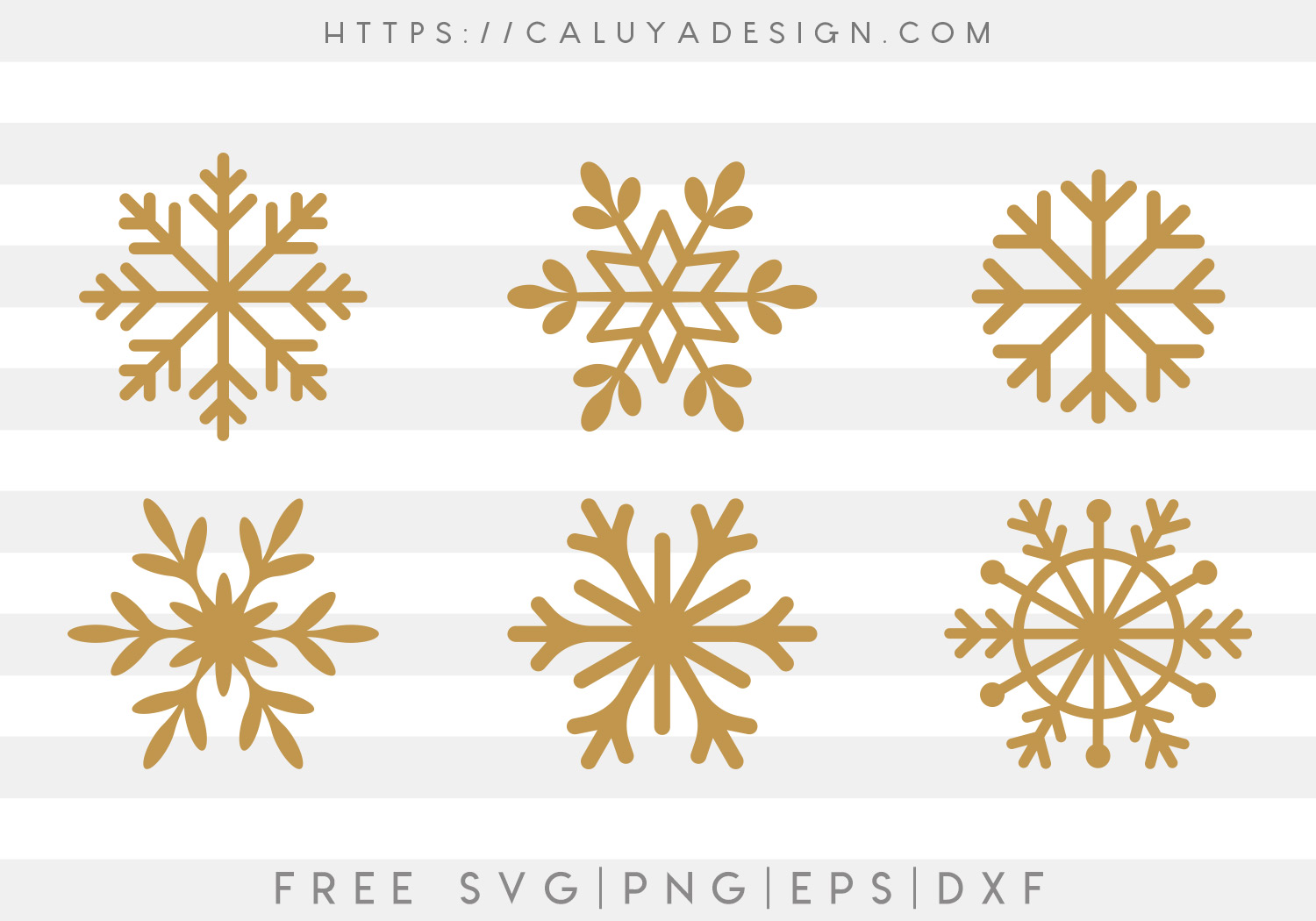 Free Snow Flakes SVG Cut File