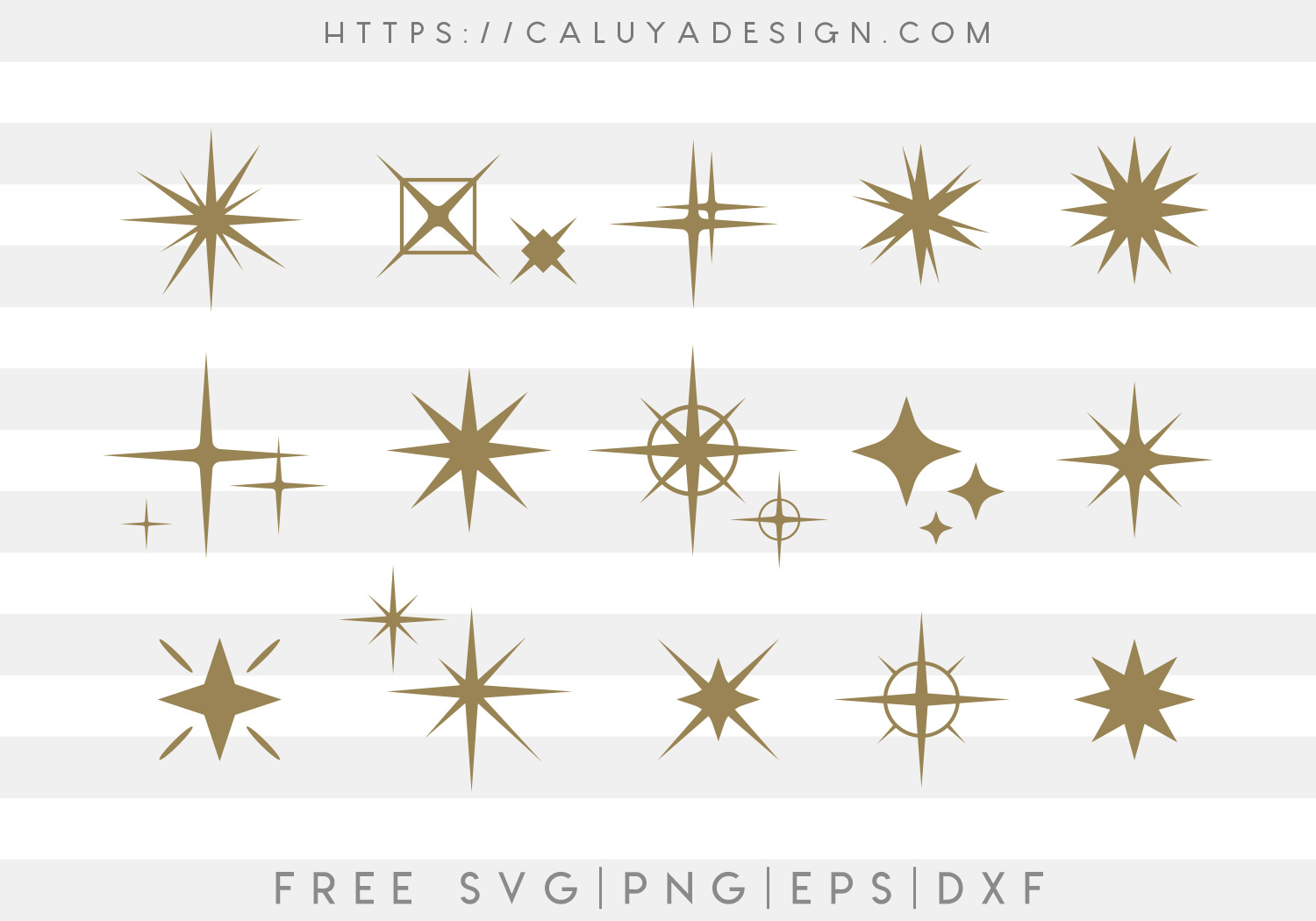 Free Sparkle Bundle SVG Cut File